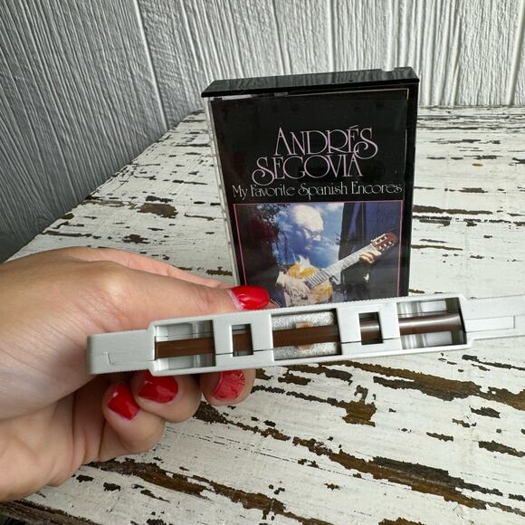 Andres Segovia My Favorite Spanish Encores 1973 Cassette Tape Vintage Classical - Picture 2 of 6